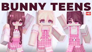 Thumbnail of the Minecraft Bedrock Marketplace product Bunny Teens HD created by Wonder.