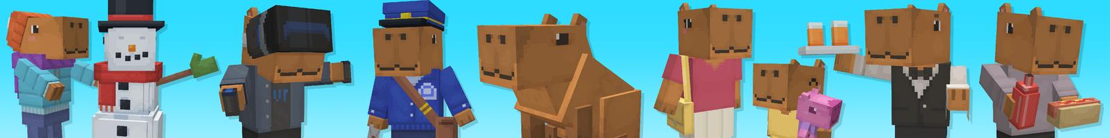 Panorama of the Minecraft Bedrock Marketplace product Capy Ville created by Wonder.