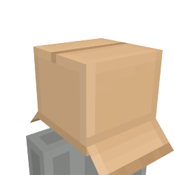 Thumbnail of the Minecraft Bedrock Marketplace product Cardboard Box created by Wonder.