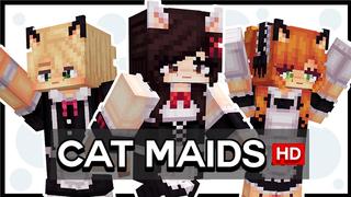 Thumbnail of the Minecraft Bedrock Marketplace product Cat Maids HD created by Wonder.
