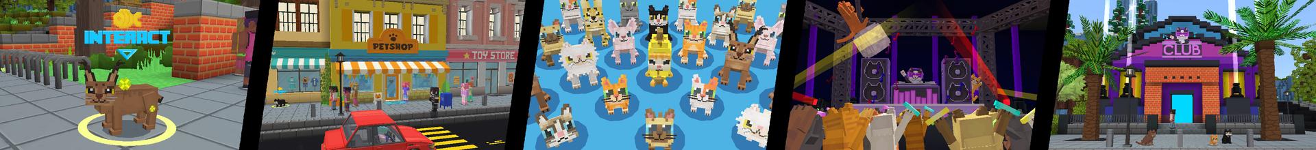 Panorama of the Minecraft Bedrock Marketplace product CATS! created by Wonder.
