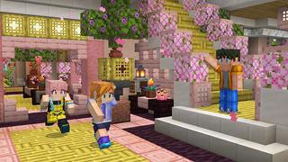 Screenshot of the Minecraft Bedrock Marketplace product Cherry Blossom House created by Wonder.