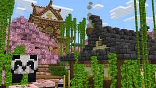 Screenshot of the Minecraft Bedrock Marketplace product Cherry Blossom House created by Wonder.