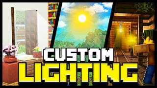 Thumbnail of the Minecraft Bedrock Marketplace product Custom Lighting created by Wonder.