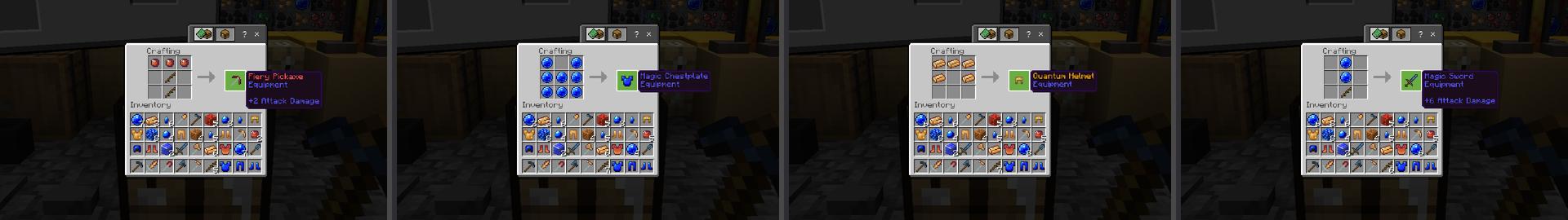 Panorama of the Minecraft Bedrock Marketplace product Custom Ores And Tools created by Wonder.