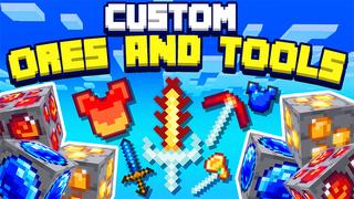 Thumbnail of the Minecraft Bedrock Marketplace product Custom Ores And Tools created by Wonder.
