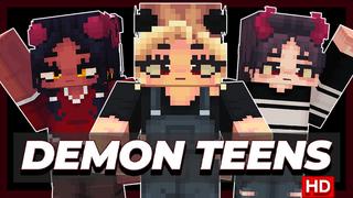 Thumbnail of the Minecraft Bedrock Marketplace product Demon Teens HD created by Wonder.
