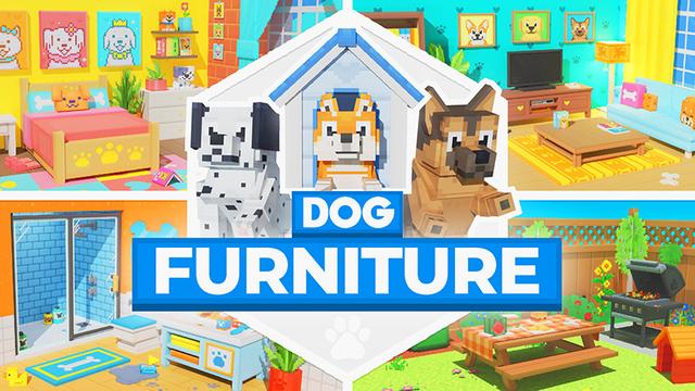 Thumbnail of the Minecraft Bedrock Marketplace product Dog Furniture created by Wonder.