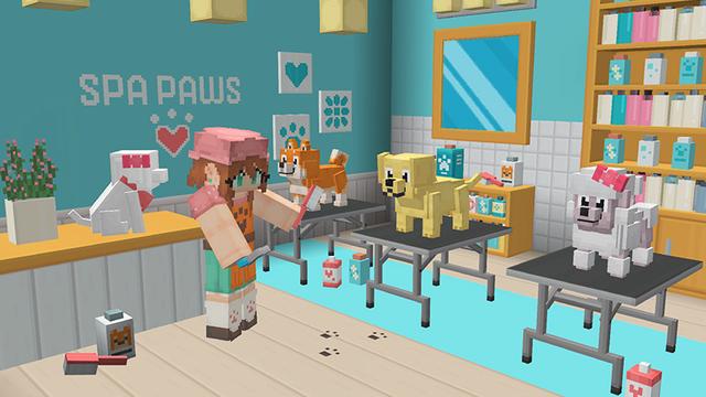 Screenshot of the Minecraft Bedrock Marketplace product DOGS! created by Wonder.