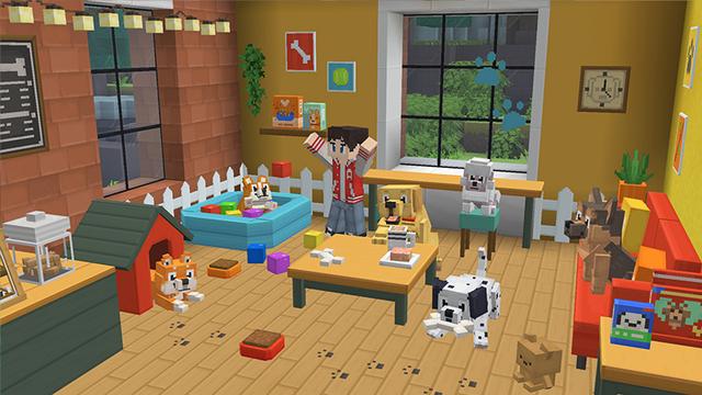 Screenshot of the Minecraft Bedrock Marketplace product DOGS! created by Wonder.