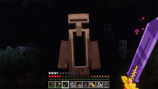 Screenshot of the Minecraft Bedrock Marketplace product Extreme Horror Add-On created by Wonder.