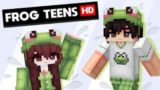 Thumbnail of the Minecraft Bedrock Marketplace product Frog Teens HD created by Wonder.