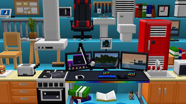 Screenshot of the Minecraft Bedrock Marketplace product Furniture Expanded created by Wonder.