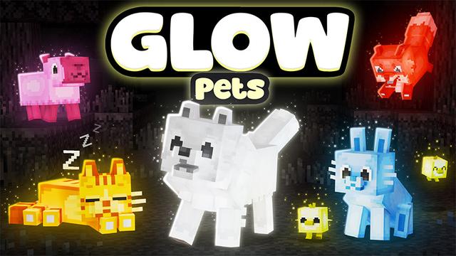 Thumbnail of the Minecraft Bedrock Marketplace product Glow Pets created by Wonder.