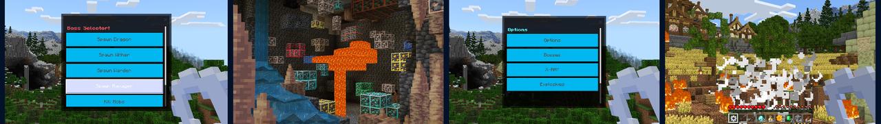 Panorama of the Minecraft Bedrock Marketplace product Hack Client created by Wonder.