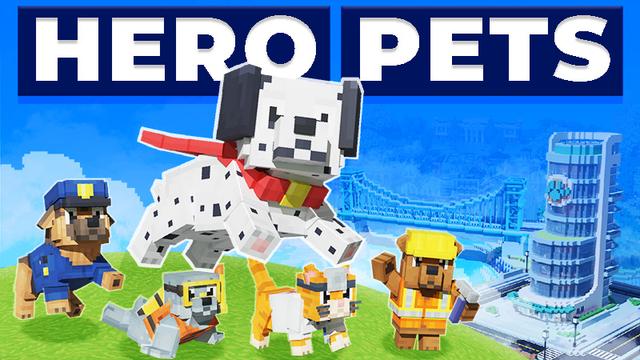 Thumbnail of the Minecraft Bedrock Marketplace product HERO PETS! created by Wonder.