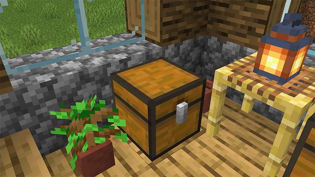 Screenshot of the Minecraft Bedrock Marketplace product Hidden Chest Base created by Wonder.