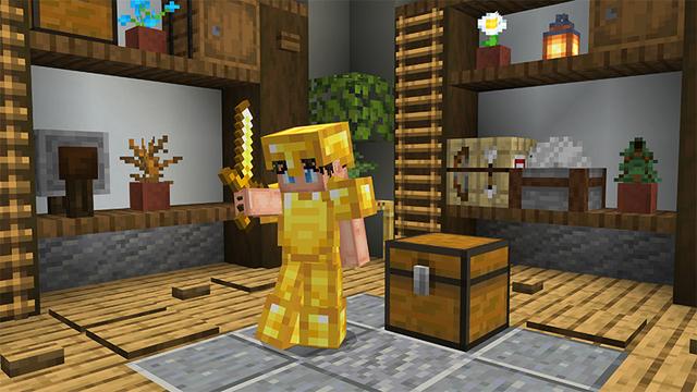Screenshot of the Minecraft Bedrock Marketplace product Hidden Chest Base created by Wonder.
