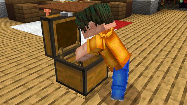 Screenshot of the Minecraft Bedrock Marketplace product Hidden Chest Base created by Wonder.