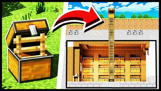 Thumbnail of the Minecraft Bedrock Marketplace product Hidden Chest Base created by Wonder.
