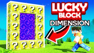 Thumbnail of the Minecraft Bedrock Marketplace product Lucky Block Dimension created by Wonder.