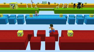 Screenshot of the Minecraft Bedrock Marketplace product Lucky Block Race created by Wonder.