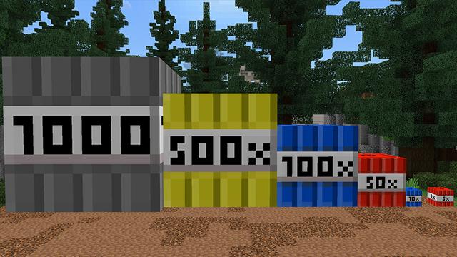 Screenshot of the Minecraft Bedrock Marketplace product MEGA TNT created by Wonder.