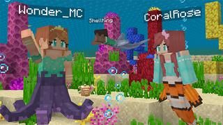 Screenshot of the Minecraft Bedrock Marketplace product Mermaids created by Wonder.