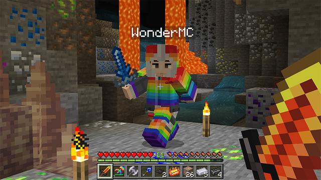 Screenshot of the Minecraft Bedrock Marketplace product Más Herramientas de los Minerales Armadura Add-On created by Wonder.