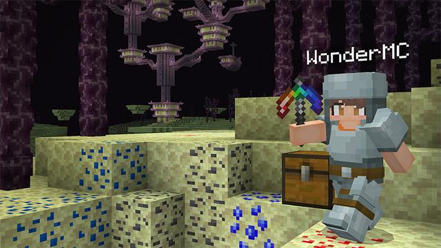 Screenshot of the Minecraft Bedrock Marketplace product Más Herramientas de los Minerales Armadura Add-On created by Wonder.