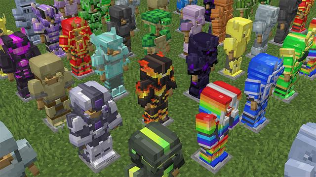 Screenshot of the Minecraft Bedrock Marketplace product Más Herramientas de los Minerales Armadura Add-On created by Wonder.