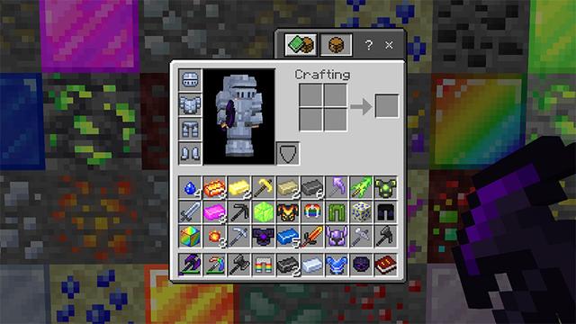 Screenshot of the Minecraft Bedrock Marketplace product Más Herramientas de los Minerales Armadura Add-On created by Wonder.