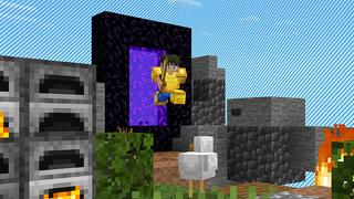 Screenshot of the Minecraft Bedrock Marketplace product ONEBLOCK BUT THE WORLD EXPANDS created by Wonder.