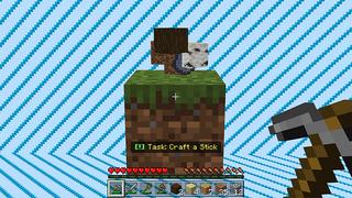 Screenshot of the Minecraft Bedrock Marketplace product ONEBLOCK BUT THE WORLD EXPANDS created by Wonder.