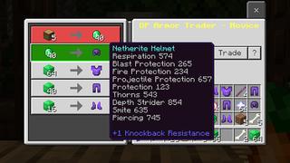Screenshot of the Minecraft Bedrock Marketplace product OP Traders created by Wonder.