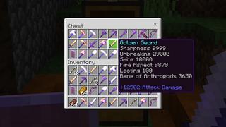 Screenshot of the Minecraft Bedrock Marketplace product Overpowered Tools created by Wonder.
