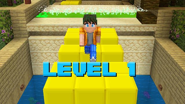 Screenshot of the Minecraft Bedrock Marketplace product PARKOUR created by Wonder.