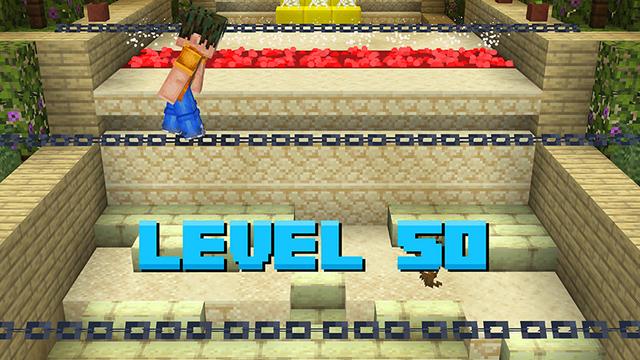 Screenshot of the Minecraft Bedrock Marketplace product PARKOUR created by Wonder.