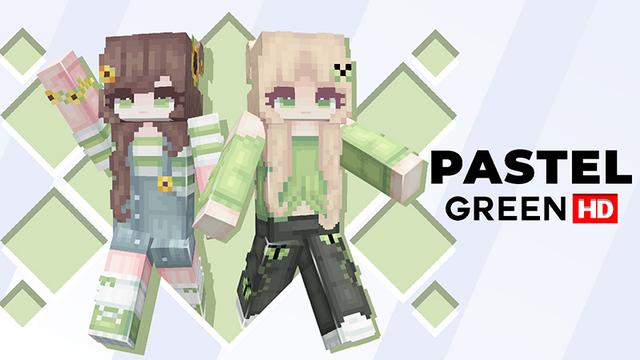 Thumbnail of the Minecraft Bedrock Marketplace product Pastel Green HD created by Wonder.