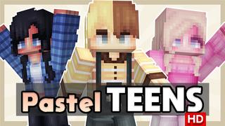 Thumbnail of the Minecraft Bedrock Marketplace product Pastel Teens HD created by Wonder.