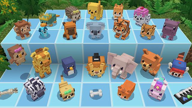 Screenshot of the Minecraft Bedrock Marketplace product Pets Collection Add-On created by Wonder.