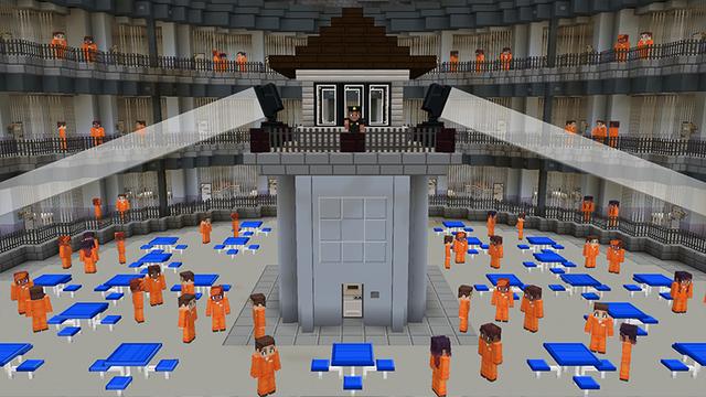 Screenshot of the Minecraft Bedrock Marketplace product Police Underground Bunker created by Wonder.
