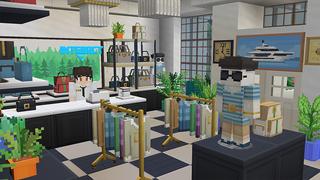 Screenshot of the Minecraft Bedrock Marketplace product Sea Side Town created by Wonder.