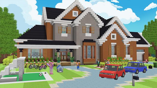 Screenshot of the Minecraft Bedrock Marketplace product Sea Side Town created by Wonder.