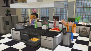 Screenshot of the Minecraft Bedrock Marketplace product Sea Side Town created by Wonder.