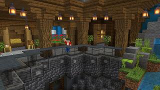 Screenshot of the Minecraft Bedrock Marketplace product Secret Player Base created by Wonder.