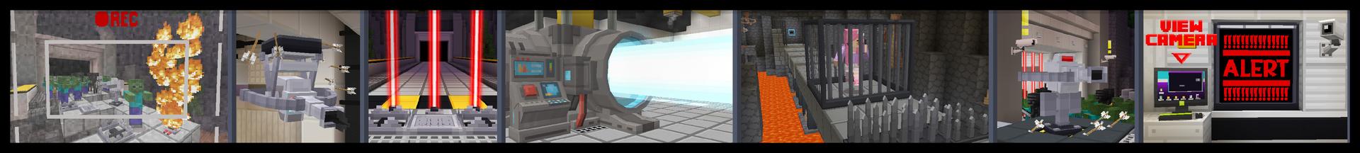 Panorama of the Minecraft Bedrock Marketplace product Security Expansion created by Wonder.