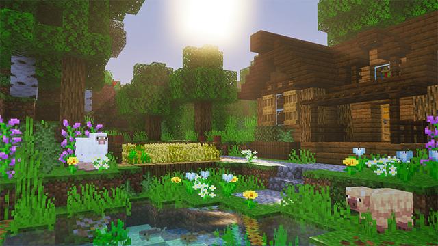 Screenshot of the Minecraft Bedrock Marketplace product Simple Seasons created by Wonder.