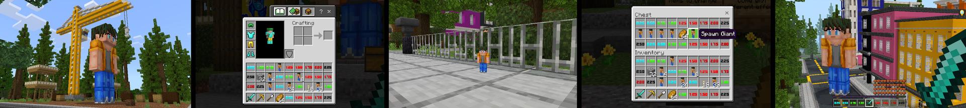 Panorama of the Minecraft Bedrock Marketplace product Size created by Wonder.