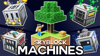 Thumbnail of the Minecraft Bedrock Marketplace product Machines Skyblock created by Wonder.